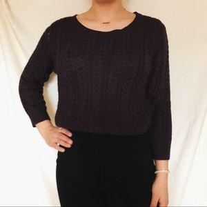 H&am Deep Purple Sweater